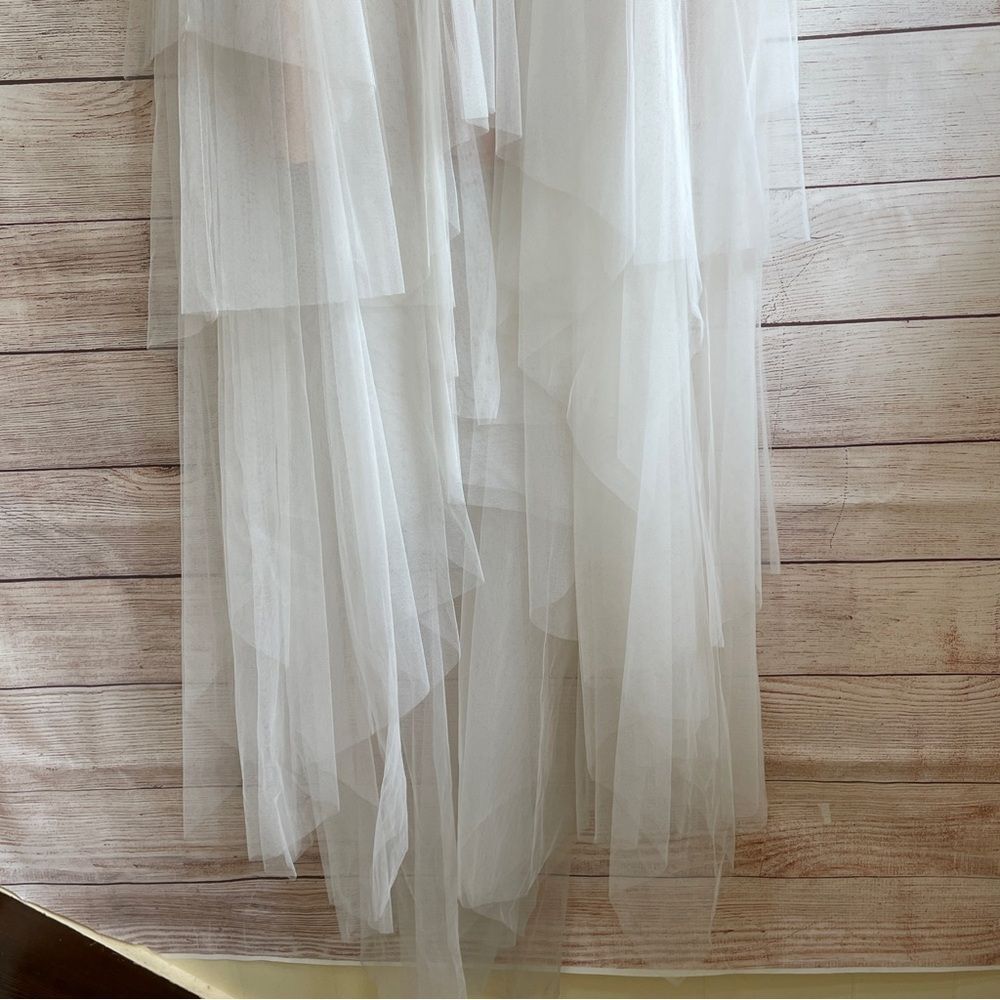NEW WITH TAGS BCBG MAXAZRIA FORMAL RIESE TULLE APPLIQUÉ MAXI - Picture 13 of 15
